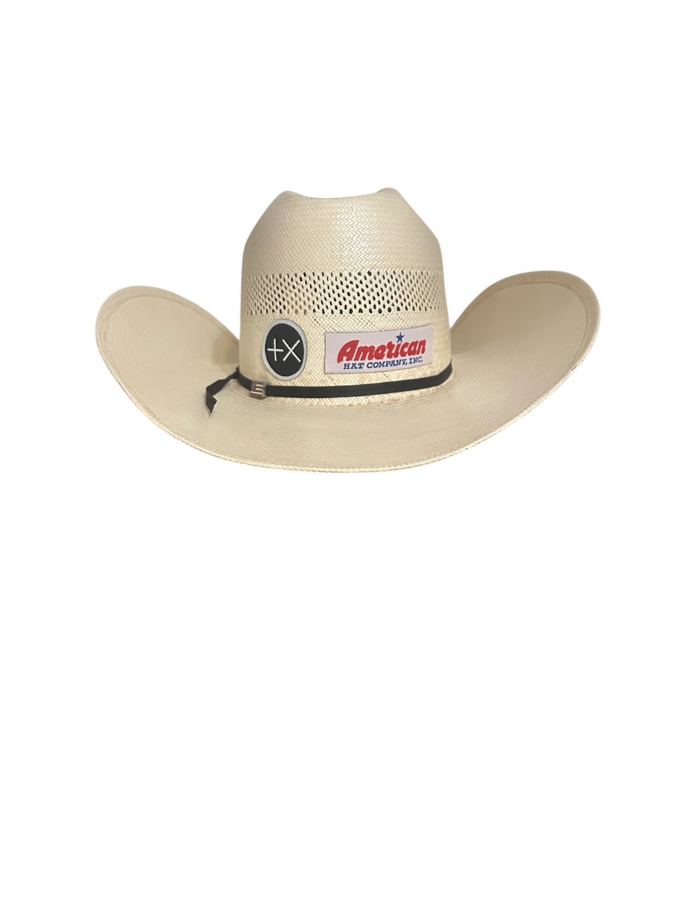 American Straw Cowboy Hat in Natural 2025 Model 7 1/4 Long Oval